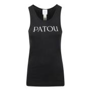 Iconische Zwarte Tanktop Patou , Black , Dames