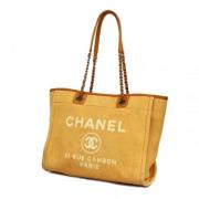 Pre-owned Canvas chanel-bags Chanel Vintage , Orange , Dames