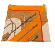 Pre-owned Canvas scarves Hermès Vintage , Multicolor , Dames