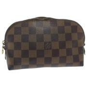 Pre-owned Canvas pouches Louis Vuitton Vintage , Brown , Dames