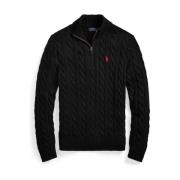 Casual Zwart Katoenen Trui met Lange Mouwen Polo Ralph Lauren , Black ...