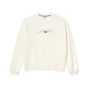 Crème hoodie voor heren Aw24 Lacoste , White , Heren