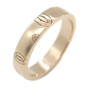 Pre-owned Metal rings Cartier Vintage , Yellow , Dames