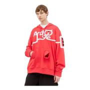 Hoodie met Android Walter Van Beirendonck , Red , Heren