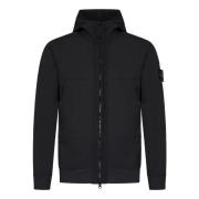 Zwarte jas voor mannen Aw24 Stone Island , Black , Heren