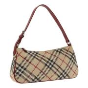 Pre-owned Canvas handbags Burberry Vintage , Beige , Dames