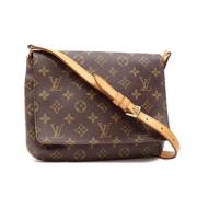 Pre-owned Fabric louis-vuitton-bags Louis Vuitton Vintage , Brown , Da...