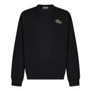 Zwarte Sweatshirt met Krokodillenbadge Lacoste , Black , Unisex