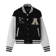 Space Academy Varsity Axel Arigato , Black , Dames