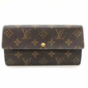 Pre-owned Canvas wallets Louis Vuitton Vintage , Brown , Dames