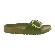 Madrid Big Buckle Sandalen Birkenstock , Green , Dames