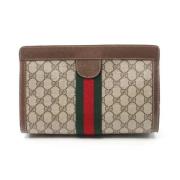 Pre-owned Canvas clutches Gucci Vintage , Multicolor , Dames