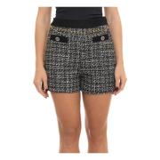 Tweed Shorts met ritssluiting Guess , Black , Dames