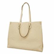 Pre-owned Fabric louis-vuitton-bags Louis Vuitton Vintage , Beige , Da...