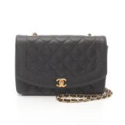 Pre-owned Fabric shoulder-bags Chanel Vintage , Black , Dames