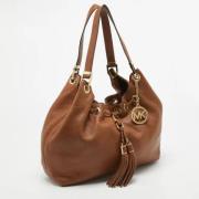 Pre-owned Leather shoulder-bags Michael Kors Pre-owned , Brown , Dames