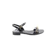 Pre-owned Fabric sandals Gucci Vintage , Black , Dames