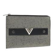 Pre-owned Leather louis-vuitton-bags Louis Vuitton Vintage , Gray , Da...