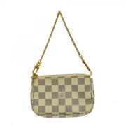 Pre-owned Fabric louis-vuitton-bags Louis Vuitton Vintage , White , Da...