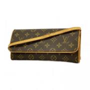 Pre-owned Fabric louis-vuitton-bags Louis Vuitton Vintage , Brown , Da...