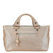 Pre-owned Leather handbags Celine Vintage , Beige , Dames