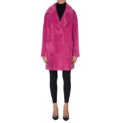 Oval Model Coat Kaos , Pink , Dames