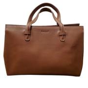 Pre-owned Leather handbags Bally Pre-owned , Brown , Dames