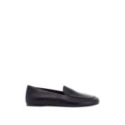 Nappa Leren Loafers Khaite , Black , Dames