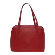 Pre-owned Leather louis-vuitton-bags Louis Vuitton Vintage , Red , Dam...