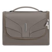 Bruine Zachte Reis Toilettas Samsonite , Brown , Dames