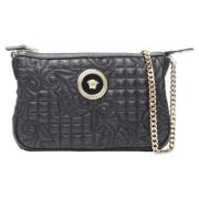 Leather shoulder-bags Versace , Black , Dames