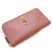 Pre-owned Leather wallets Fendi Vintage , Pink , Dames