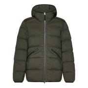 Groene Lichtgewicht Hoodie Jas Aw24 Stone Island , Green , Heren