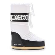 Witte Enkellaarzen voor Mannen Moon Boot , White , Heren