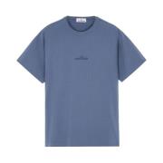 Jersey Katoenen T-shirts en Polo's Stone Island , Blue , Heren