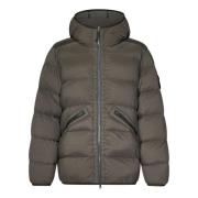 Beige Jas Aw24 Stijlvol Comfort Stone Island , Gray , Heren