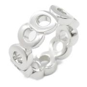 Pre-owned Metal rings Chanel Vintage , Gray , Dames