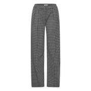 Houndstooth Broek Zwart/Grijs | Freewear Ichi , Black , Dames