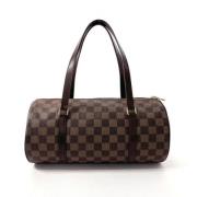 Pre-owned Canvas handbags Louis Vuitton Vintage , Brown , Dames