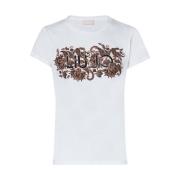 Kasjmier Print Eco T-shirt Liu Jo , White , Dames