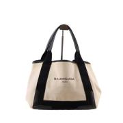 Pre-owned Cotton balenciaga-bags Balenciaga Vintage , Beige , Dames