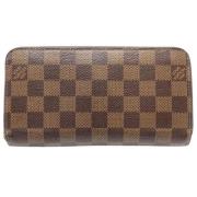 Pre-owned Canvas wallets Louis Vuitton Vintage , Brown , Dames