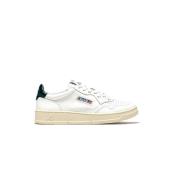 Groene Leren Vintage Sneakers Autry , White , Heren