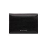 Front Logo Portemonnee Givenchy , Black , Heren