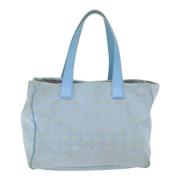 Pre-owned Fabric totes Chanel Vintage , Blue , Dames