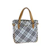 Pre-owned Canvas handbags Burberry Vintage , Blue , Dames