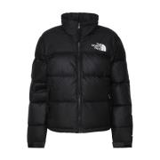 Zwarte Ganzendons Vierkante Jas The North Face , Black , Dames