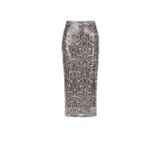 Python Paillet Potlood Rok Rinascimento , Multicolor , Dames