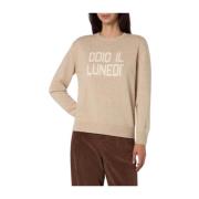 Beige Sweater New Queen Saint Barth , Brown , Dames