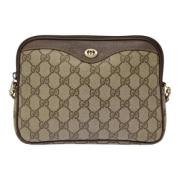 Pre-owned Canvas gucci-bags Gucci Vintage , Beige , Dames